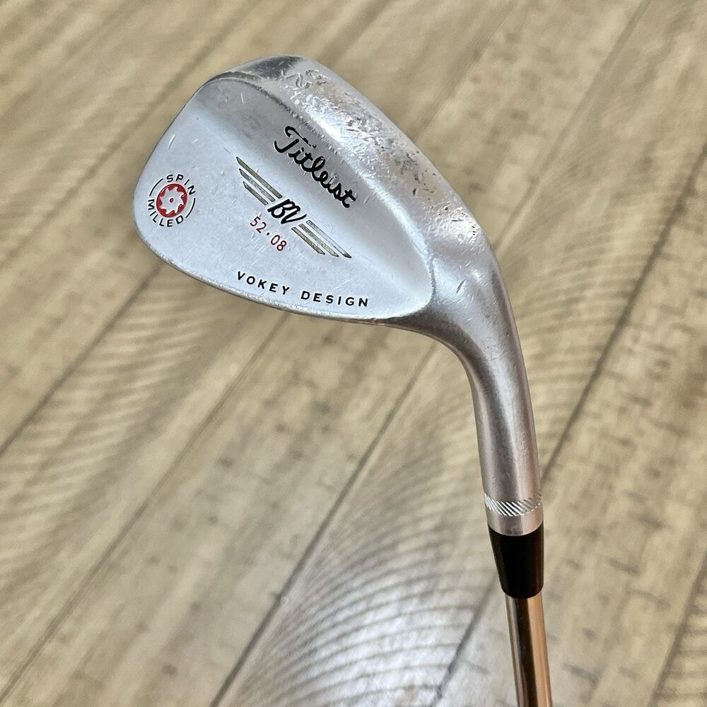 Titleist BV Spin Milled Vokey Design 52-08 Gap Wedge Flex RH. 35.75" Good Grip